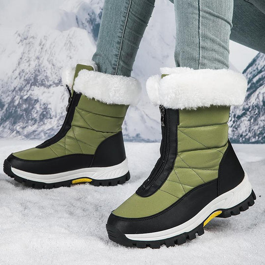 Rina - Botas de nieve antideslizantes y cálidas