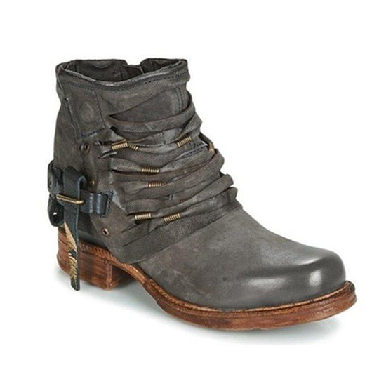 Hanna | Botines casuales para damas con hebilla lateral