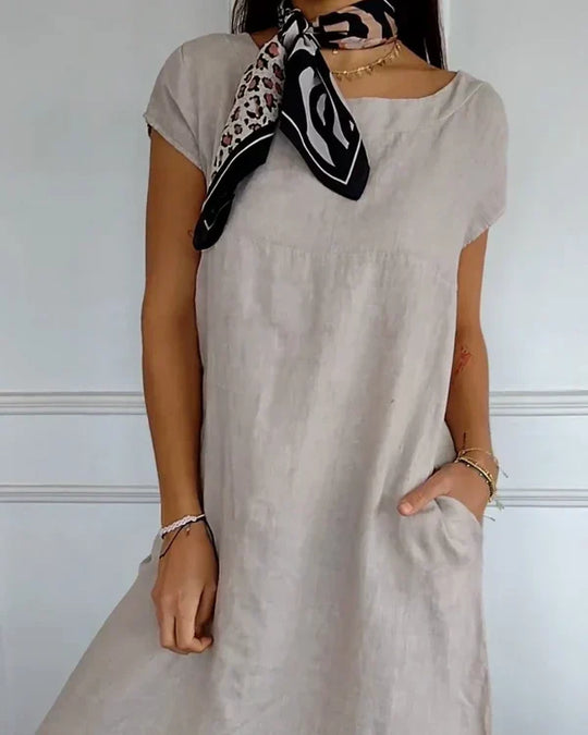 Isabel™ | Ligereza y elegancia en un vestido blanco para el verano