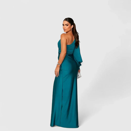 Eleonora - Vestido largo de satén con un brillo atemporal