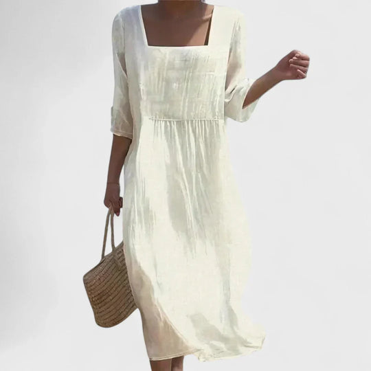 Serena - Vestido con panel frontal