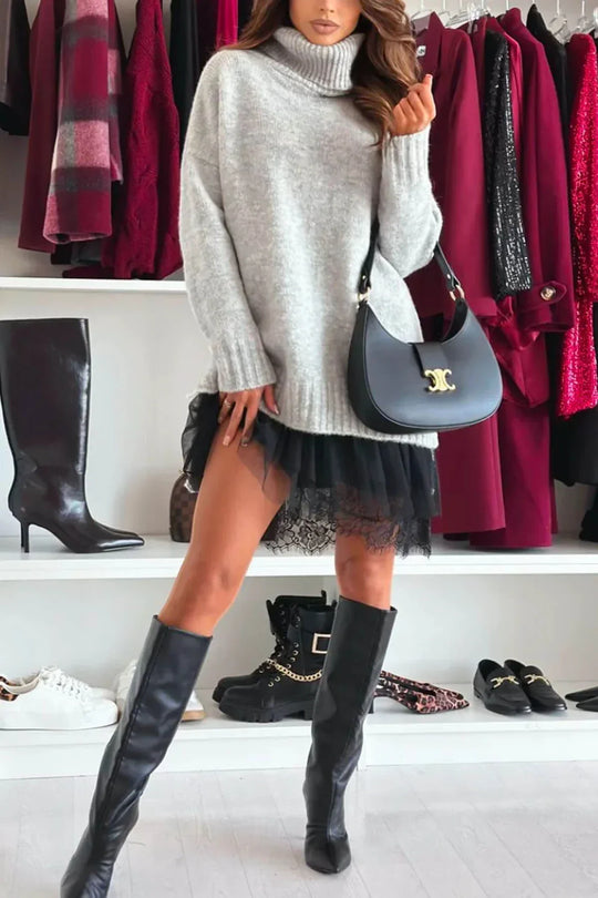 Celina – Conjunto de jersey y vestido