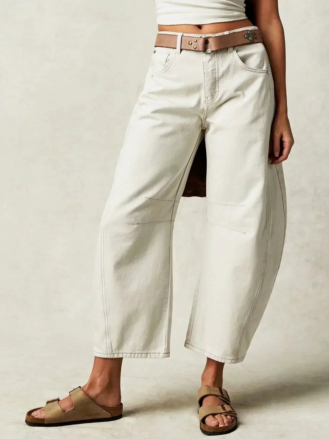 Gabriela | Jeans estampados para mujeres con pierna ancha