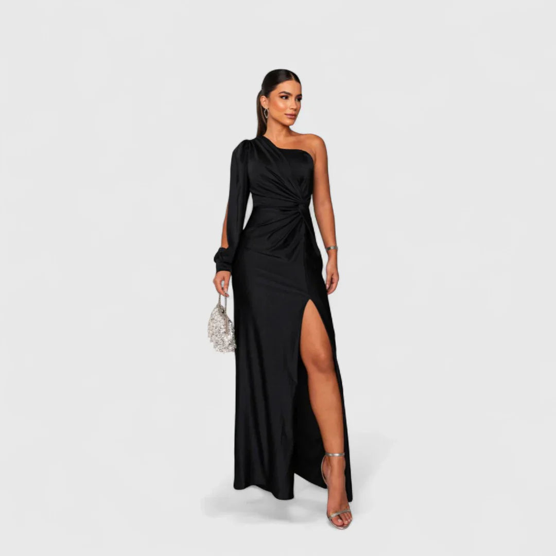 Eleonora - Vestido largo de satén con un brillo atemporal