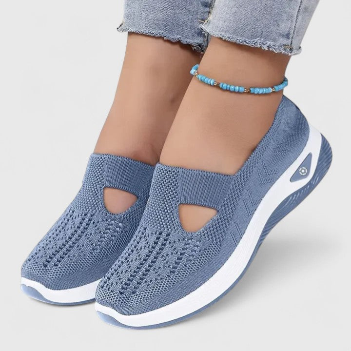 Regine | Zapatillas de Mujer Slip-On Transpirables de Malla para Caminar