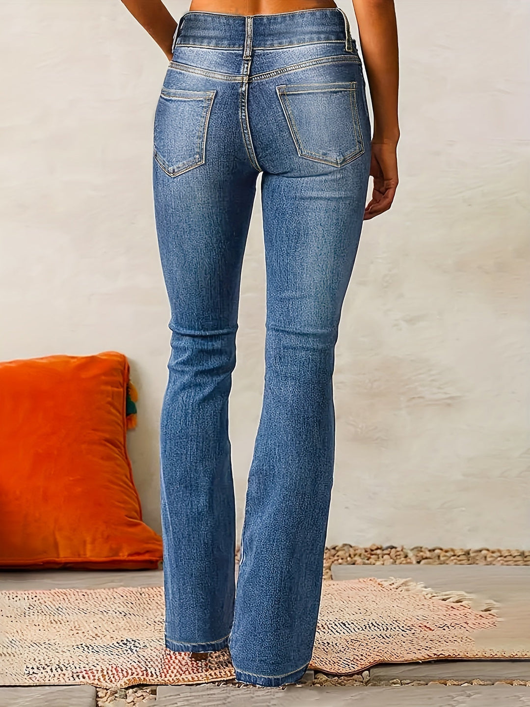 Greta | Jeans de mujer de talle alto con pierna ancha