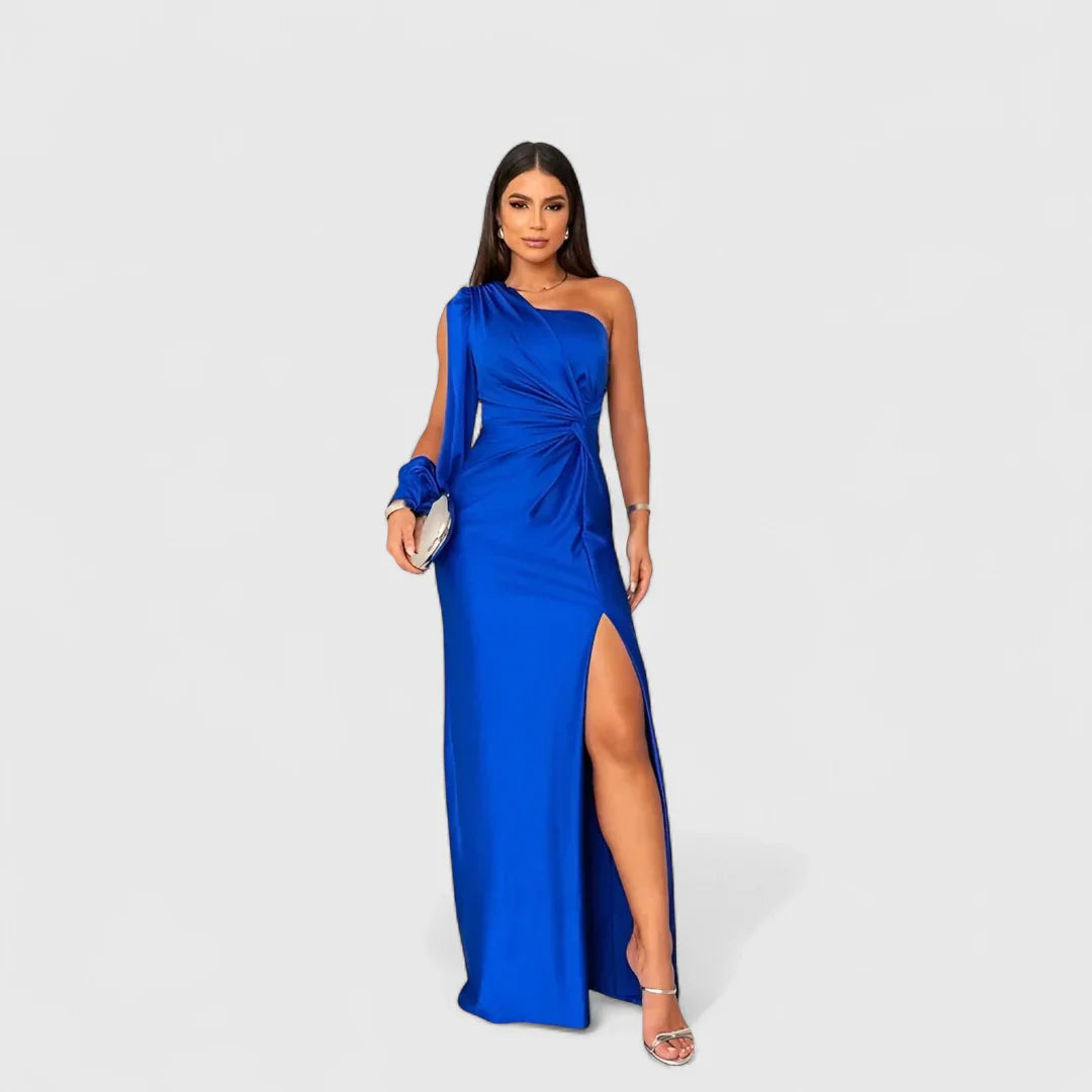 Eleonora - Vestido largo de satén con un brillo atemporal