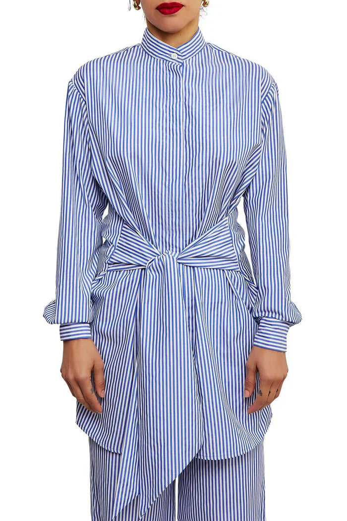 Roma - Conjunto de falda y blusa a rayas