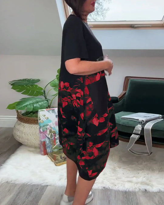 Iris - Elegante vestido floral informal