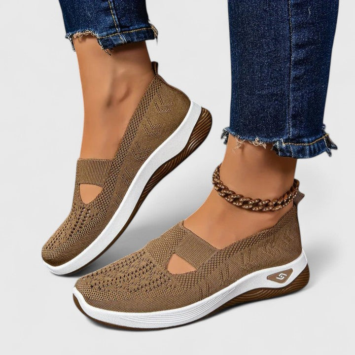 Regine | Zapatillas de Mujer Slip-On Transpirables de Malla para Caminar