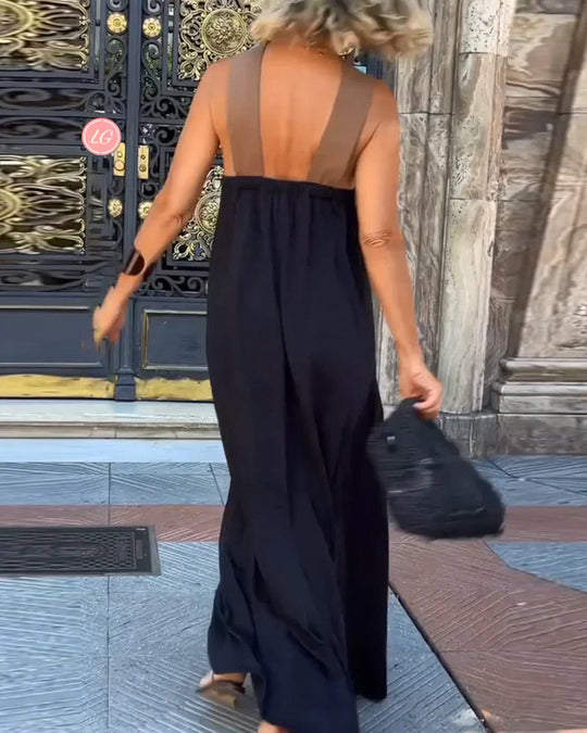 SIENA | Elegante vestido sin espalda con cuello cruzado de moda