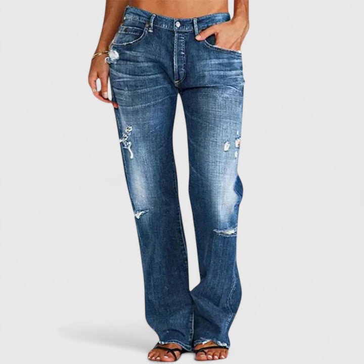 Frieda | Jeans Vintage para Damas con Corte Holgado y Lavado