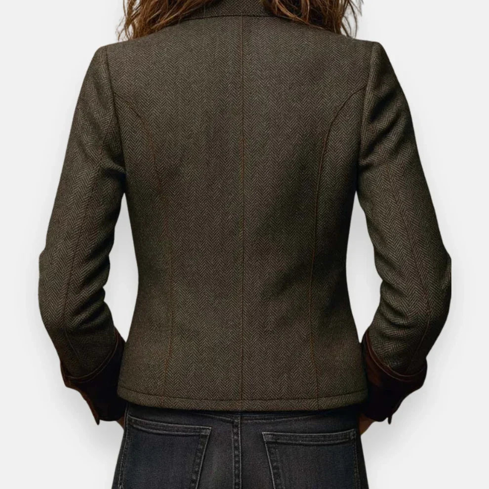 Daniela - Chaqueta elegante con detalles en terciopelo