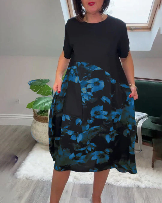 Iris - Elegante vestido floral informal