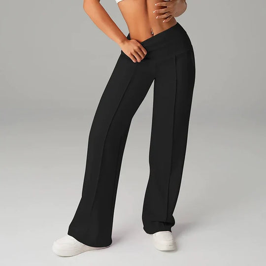 Lorena – Pantalón recto de cintura alta