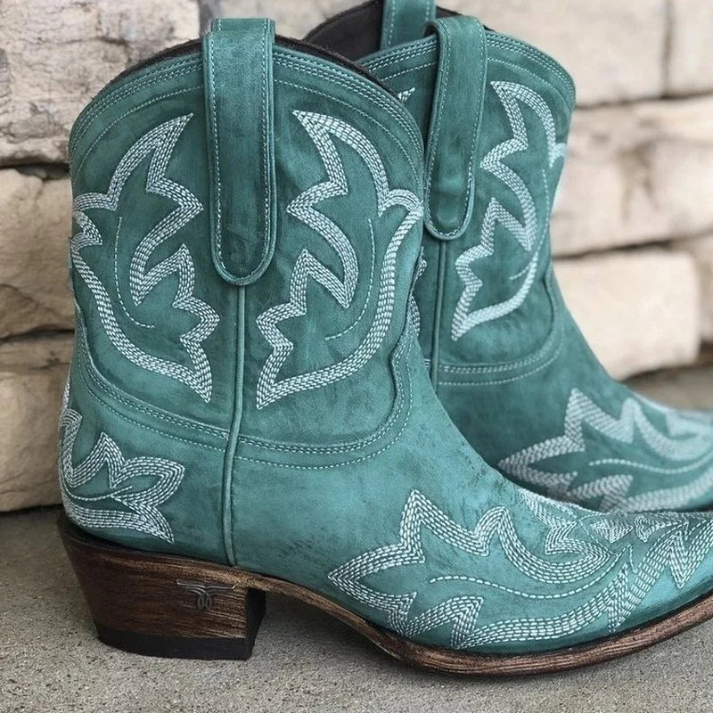 Emma | Botas de vaquera elegantes para damas con bordado western