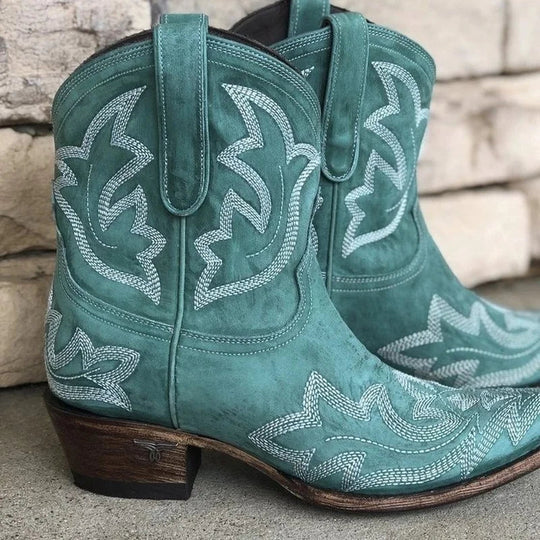 Emma | Botas de vaquera elegantes para damas con bordado western