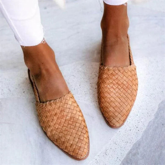 Ariel™ | Sandalias bajas artesanales