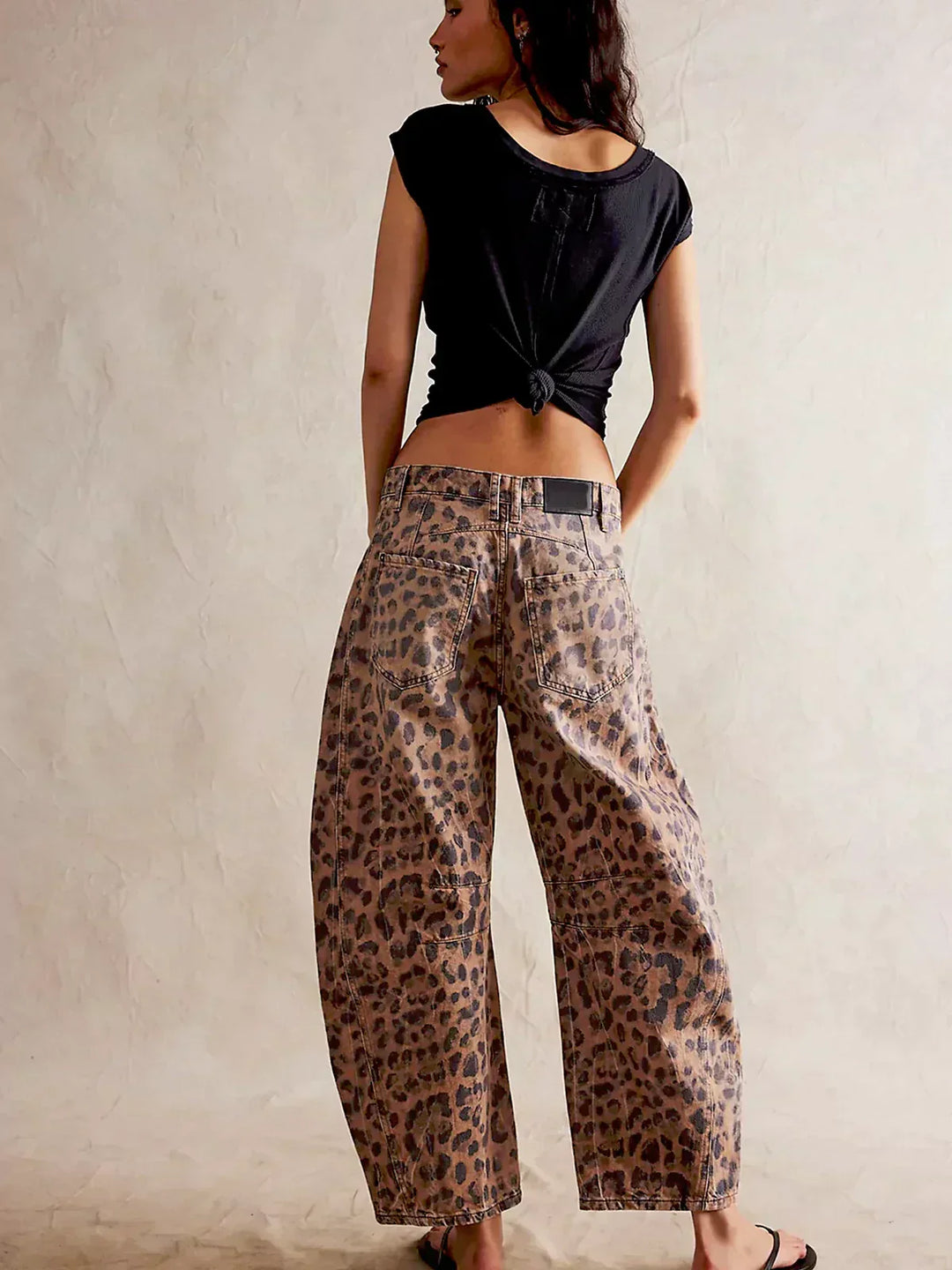 Gabriela | Jeans estampados para mujeres con pierna ancha
