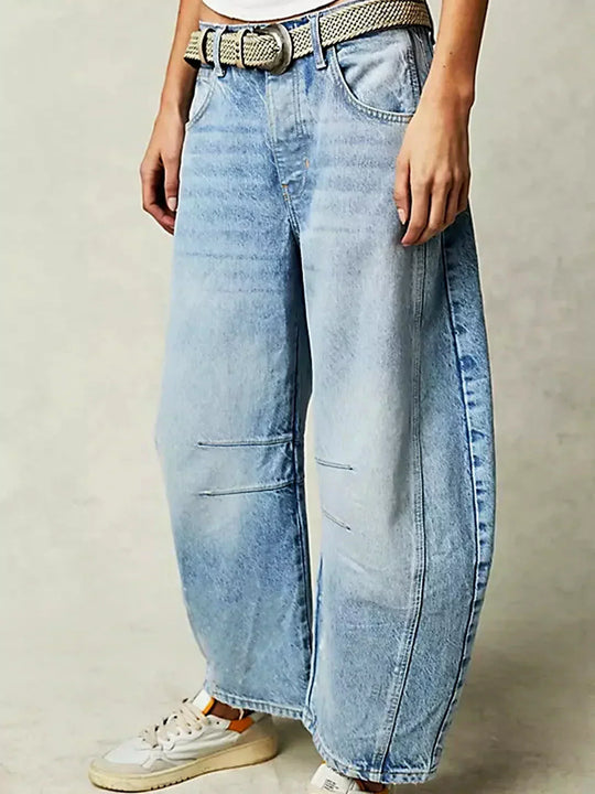 Gabriela | Jeans estampados para mujeres con pierna ancha