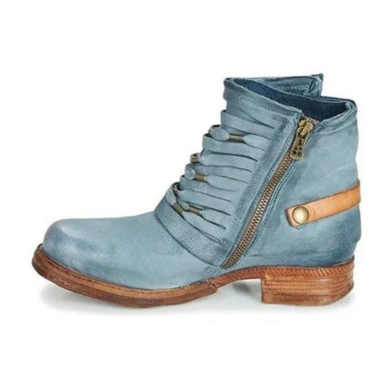Hanna | Botines casuales para damas con hebilla lateral