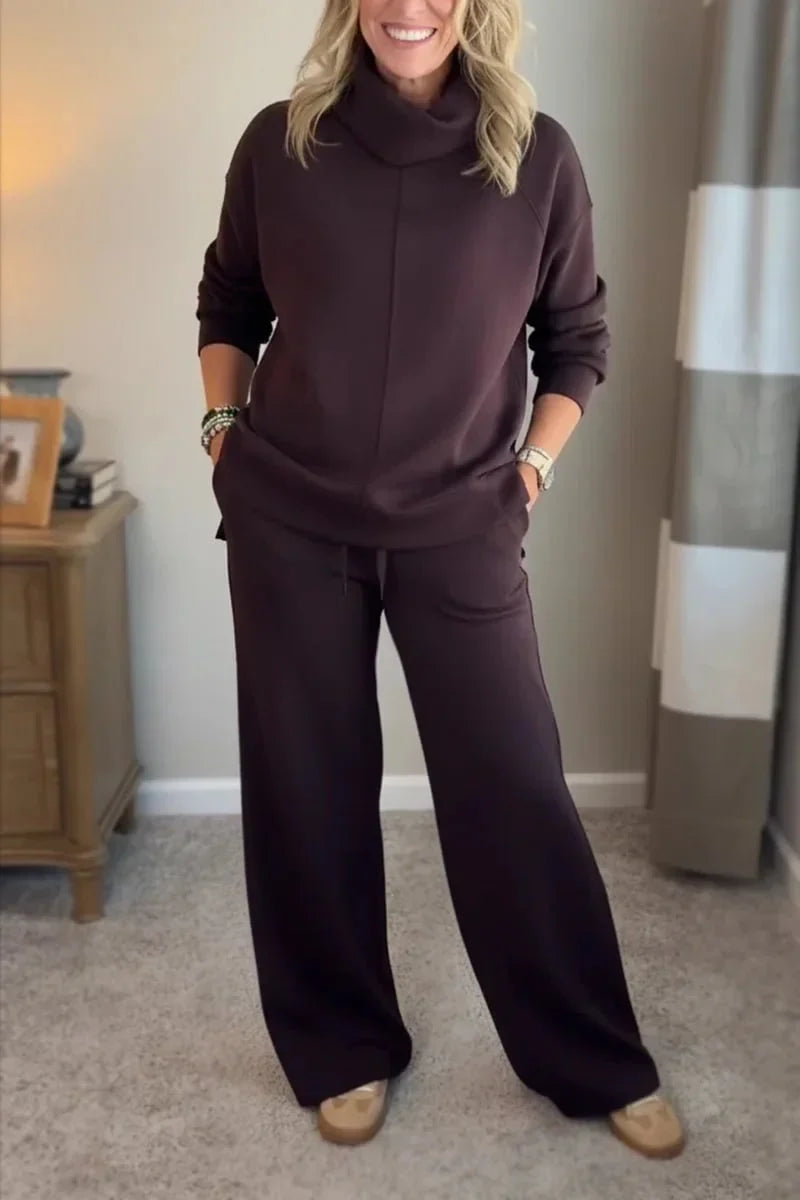 Elaina - Conjunto de dos piezas elegante y casual