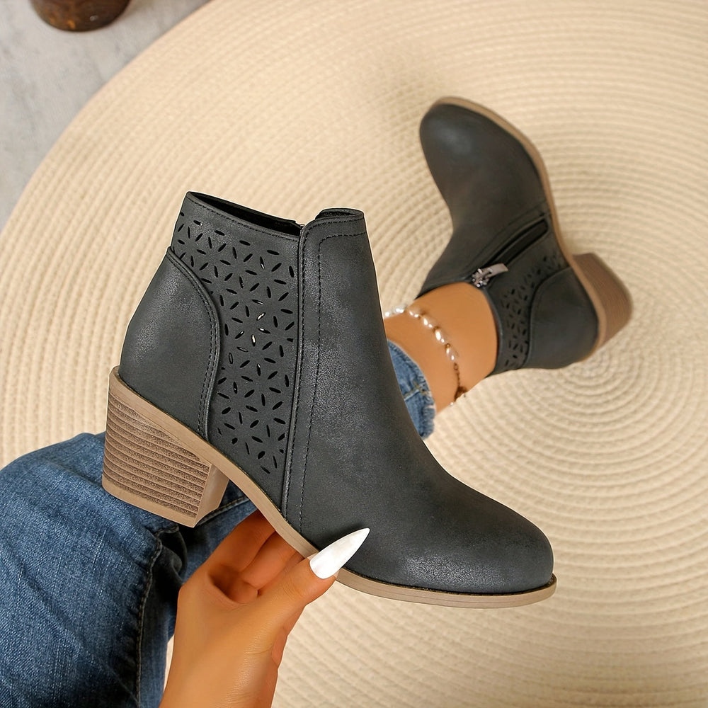 Greta | Botines para mujer con cremallera lateral
