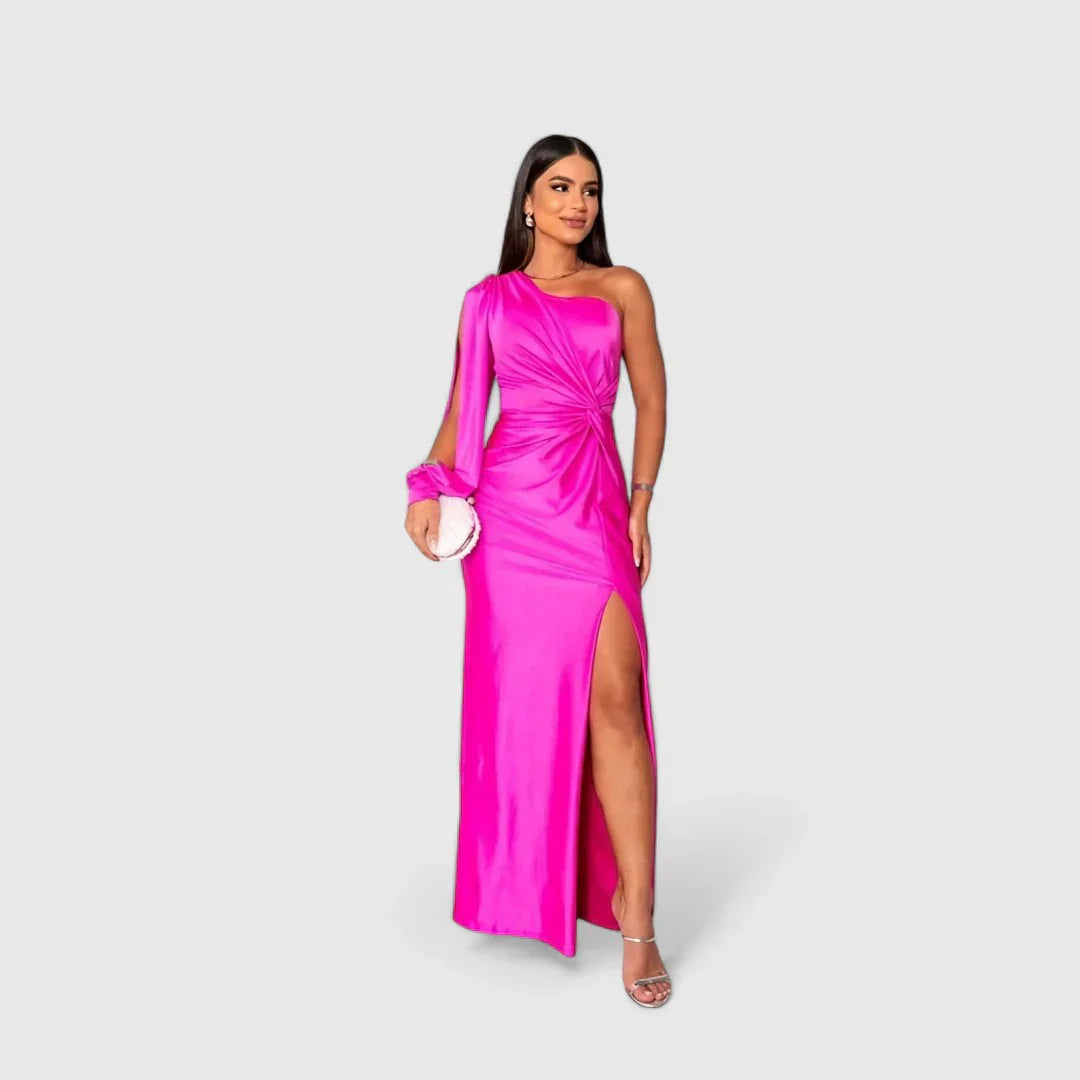 Eleonora - Vestido largo de satén con un brillo atemporal