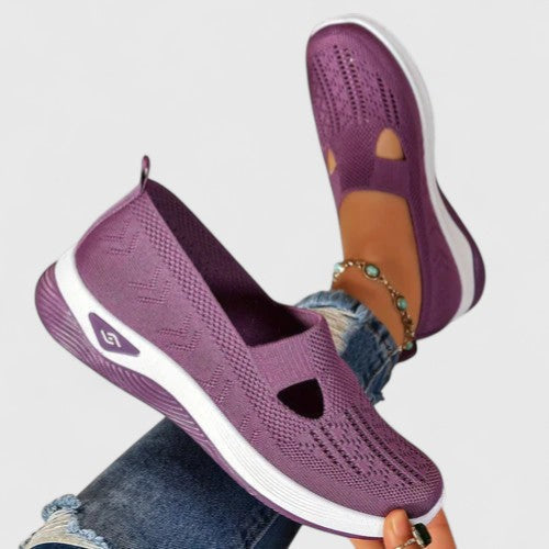 Regine | Zapatillas de Mujer Slip-On Transpirables de Malla para Caminar