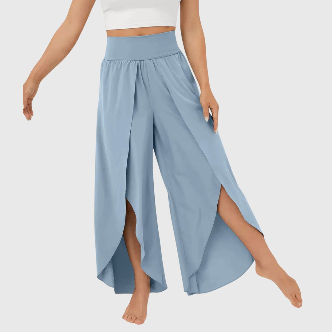 Magdalena | Pantalones Boho de corte amplio para mujer con diseño de abertura
