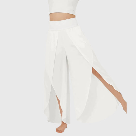 Magdalena | Pantalones Boho de corte amplio para mujer con diseño de abertura