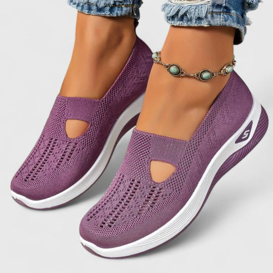 Regine | Zapatillas de Mujer Slip-On Transpirables de Malla para Caminar
