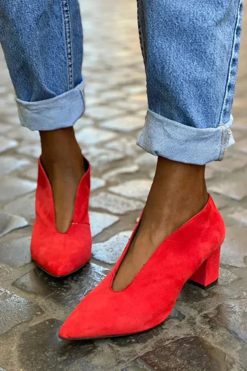 Angelika™ - Elegante Zapatos de Tacón Bloque