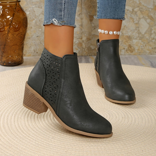 Greta | Botines para mujer con cremallera lateral