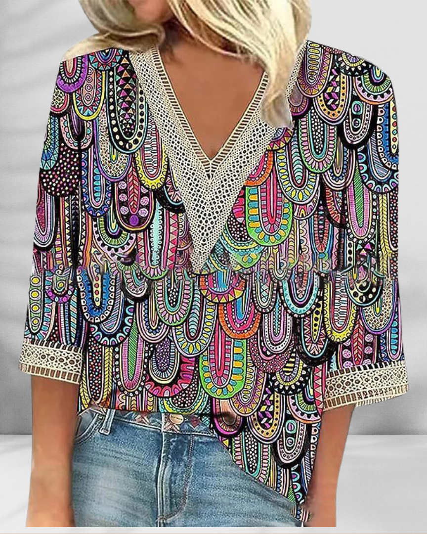Celeste™ | Blusa bohemia elegante