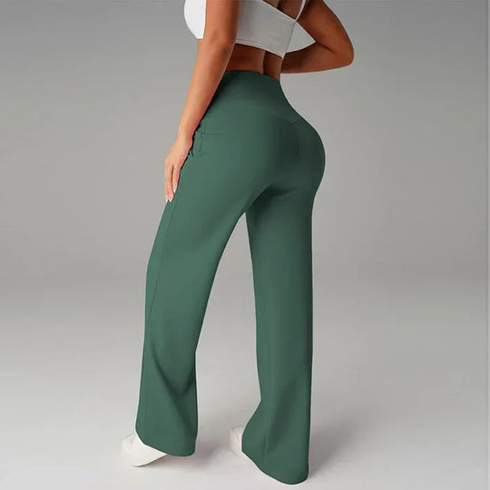 Lorena – Pantalón recto de cintura alta