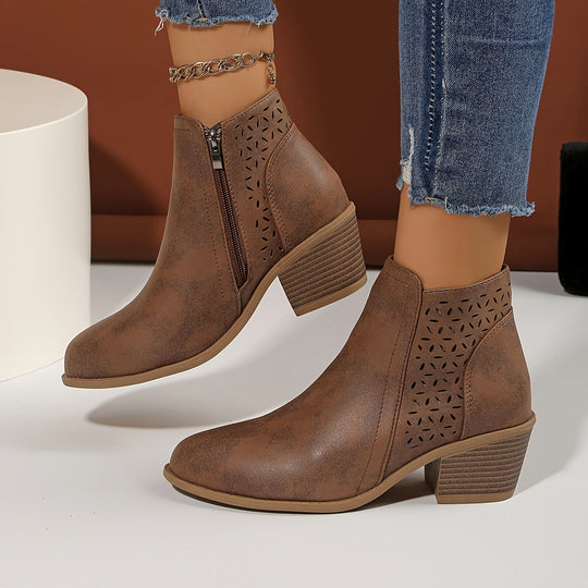 Greta | Botines para mujer con cremallera lateral