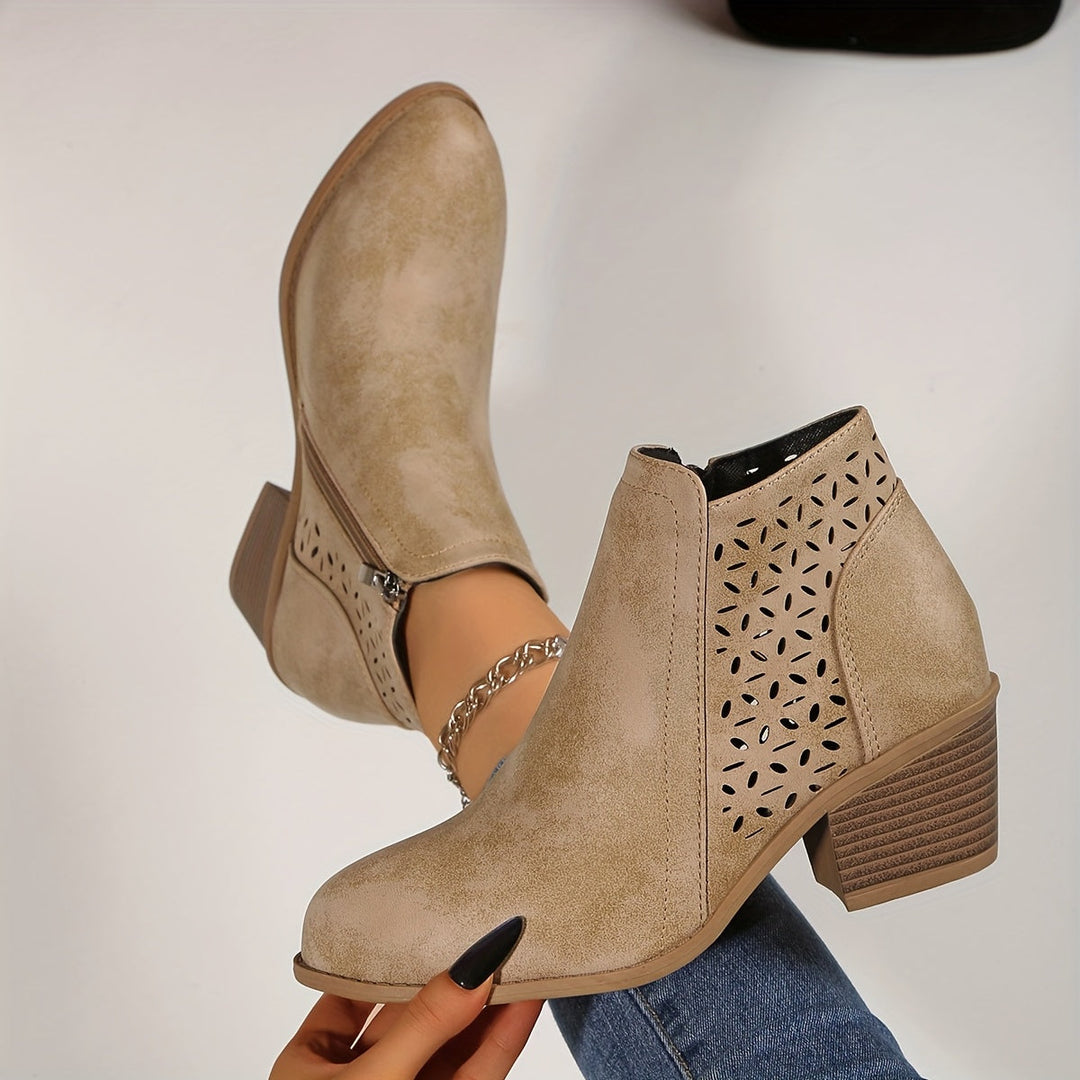 Greta | Botines para mujer con cremallera lateral