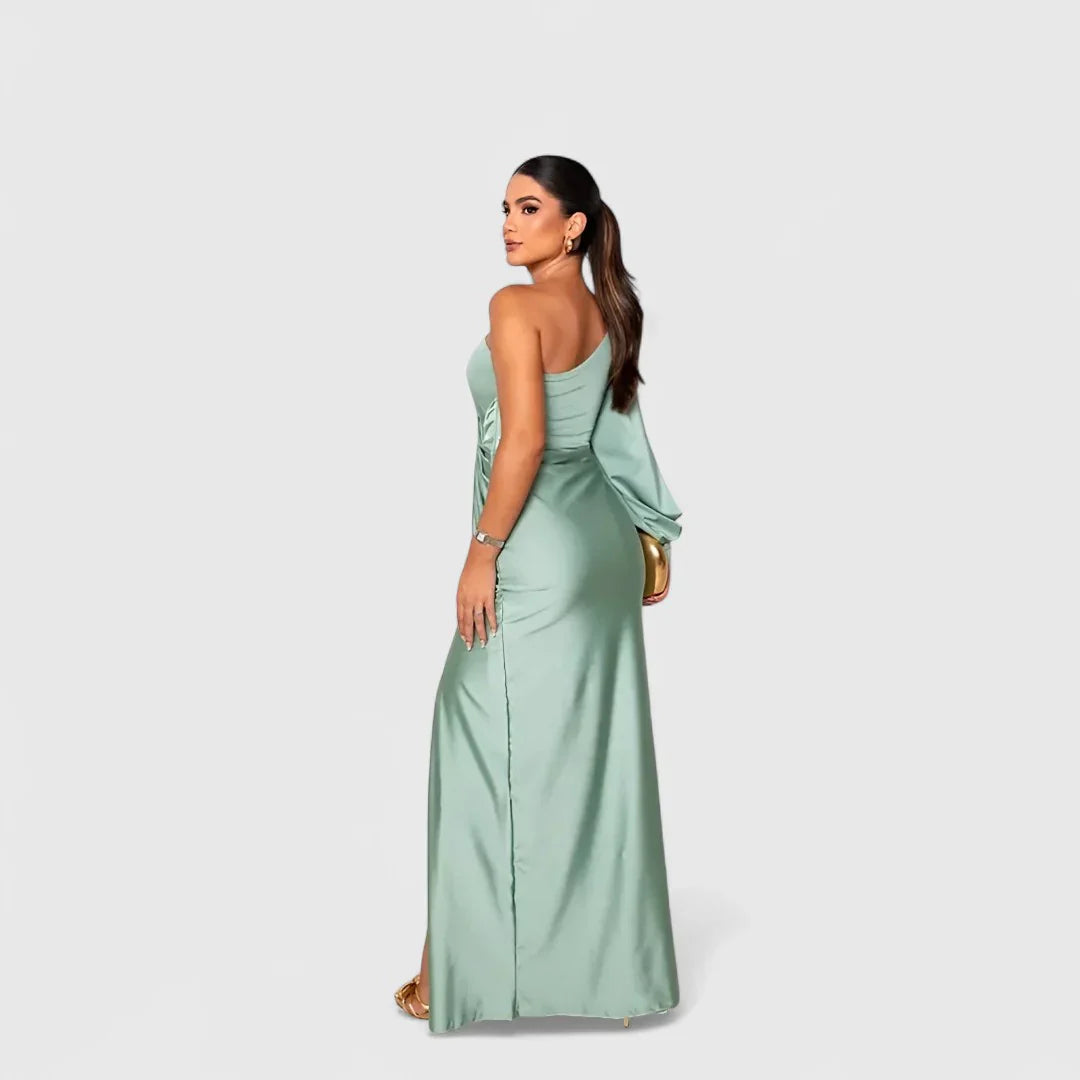 Eleonora - Vestido largo de satén con un brillo atemporal