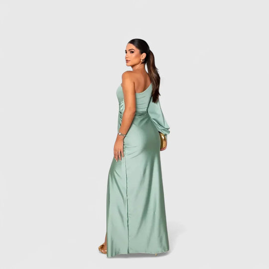 Eleonora - Vestido largo de satén con un brillo atemporal