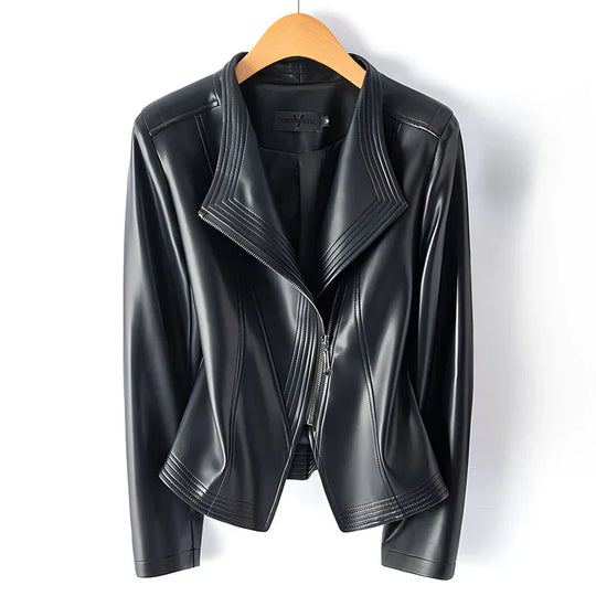 Clara - Chaqueta motera con diseño estructurado