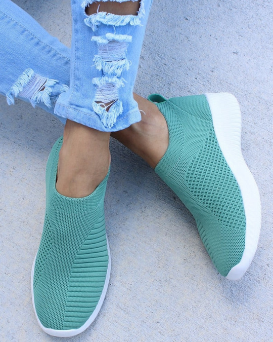 Lena | Zapatillas de Malla Slip-On para Damas para Mayor Comodidad