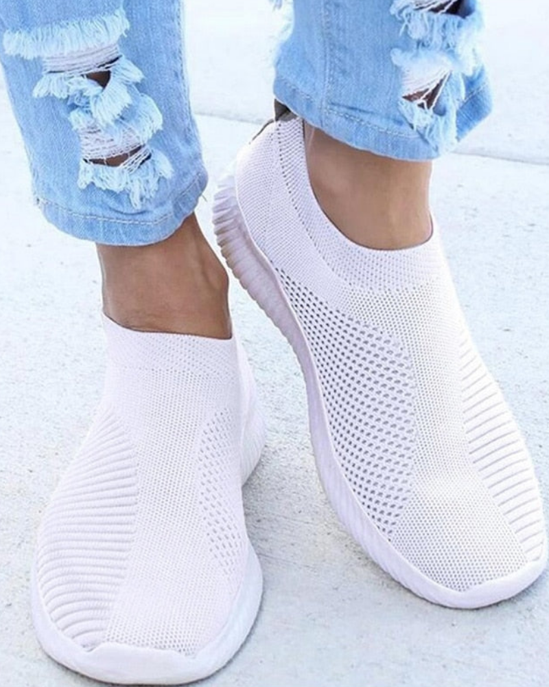 Lena | Zapatillas de Malla Slip-On para Damas para Mayor Comodidad