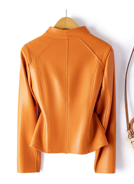 Clara - Chaqueta motera con diseño estructurado