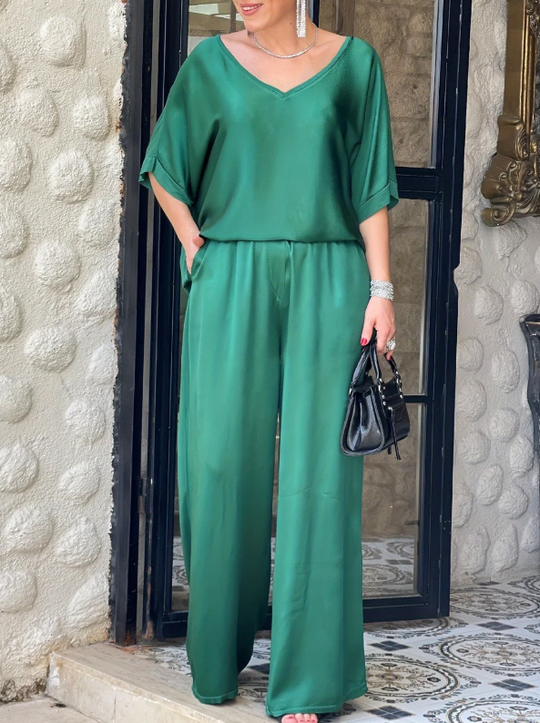 Gala™ Elegante conjunto de dos pieza con mangas cortas