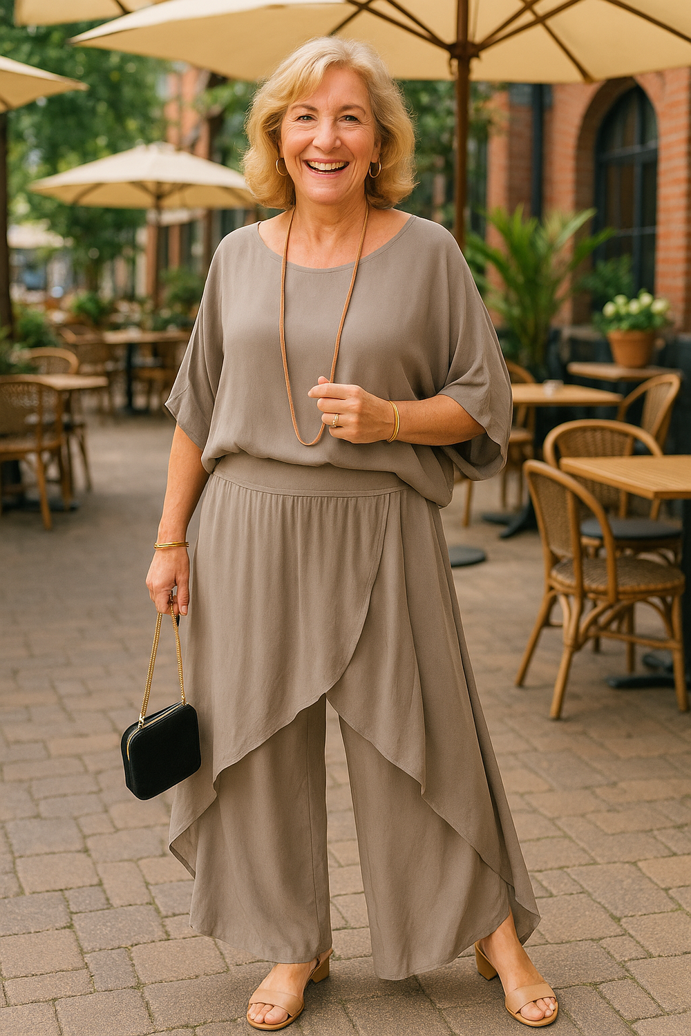 Avielle | Conjunto Flow de dos piezas: elegancia sin esfuerzo, comodidad diaria (S-5XL)
