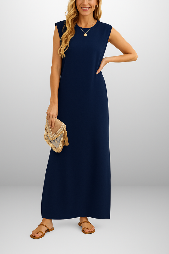 Inma | Vestido largo fluido antiarrugas