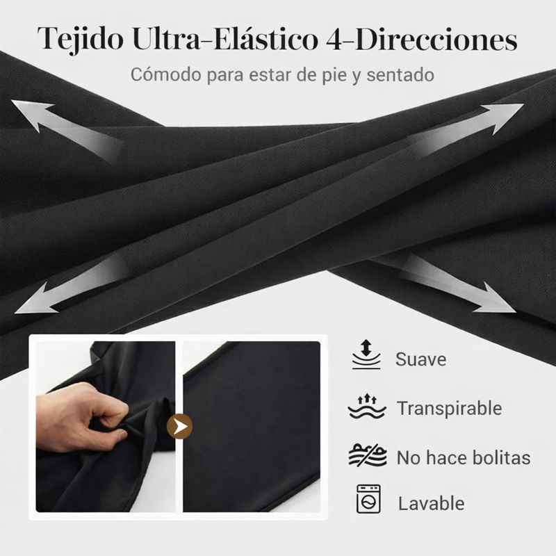 Carla - Pantalones de traje de mujer con cintura alta