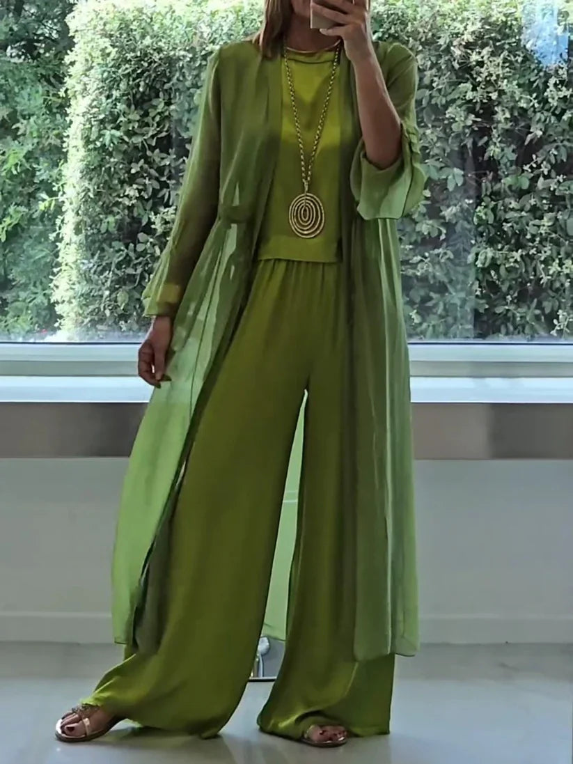 Lynda - Conjunto de traje elegante y cómodo para mujer