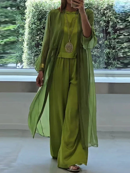 Lynda - Conjunto de traje elegante y cómodo para mujer